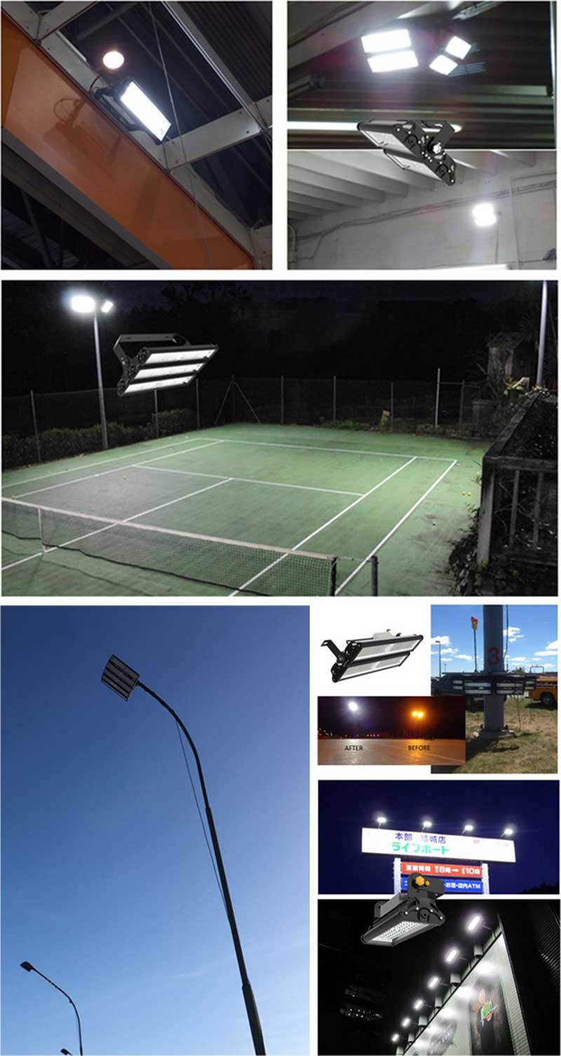 lampu sorot di stadion