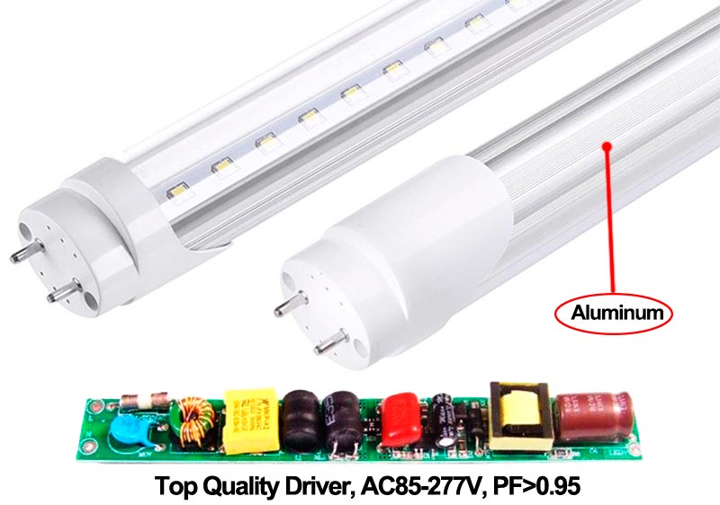 led replacement for t12 fluorescent tubes