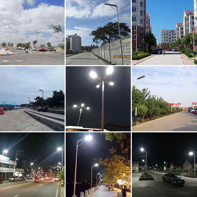 semua dalam satu lampu jalan led surya