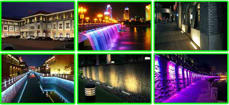 color changing led wall washer lights
