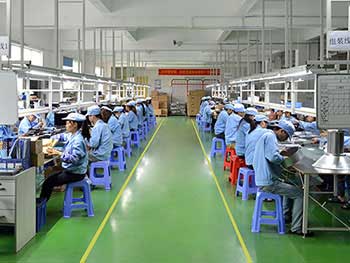 usine de lumière LED en Chine