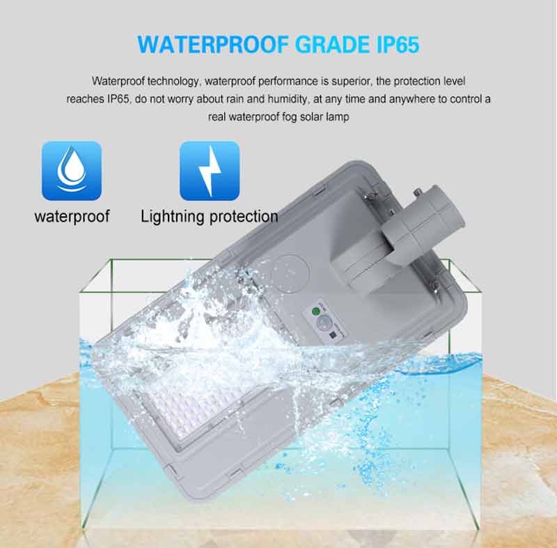 100w led solar gatubelysning