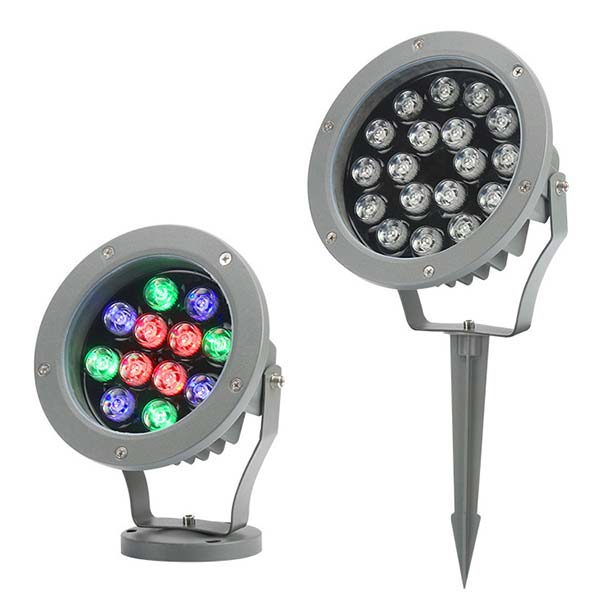 Refletor LED RGBW de 18 watts