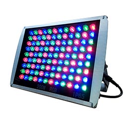 200w rgb led flood light