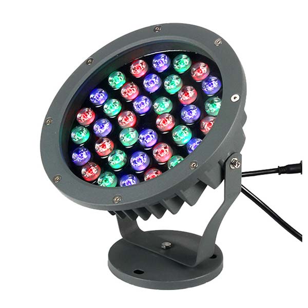Top Sale DMX 36 Watt RGB LED Spotlight For Outdoor Lighting