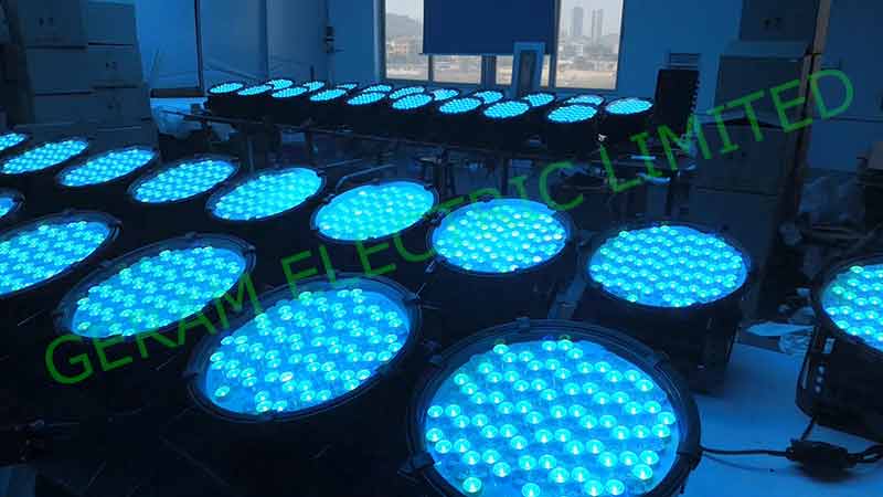 dmx 512 rgb LED prožektorius