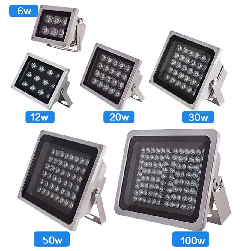 Luz de inundación llevada rgb dmx 10w 20w 30w 50w