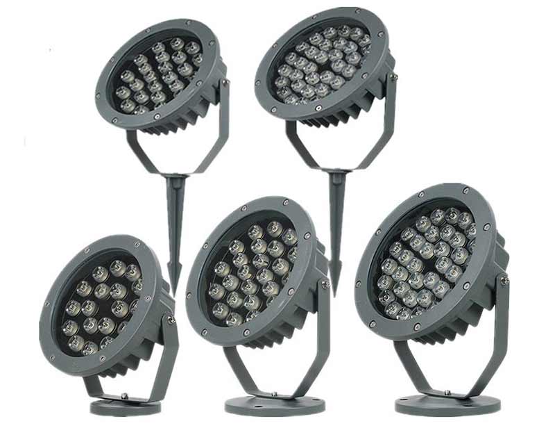 dmx rgb led spotlight 12w 18w 24w 36w