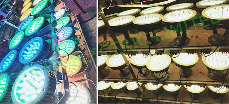 អំពូល LED dmx512 rgb 12w 18w 24w 36w