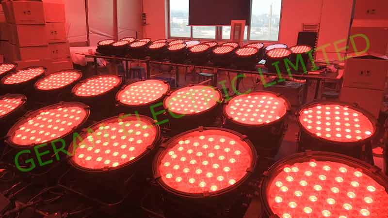 dmx512 rgbw LED prožektoriai