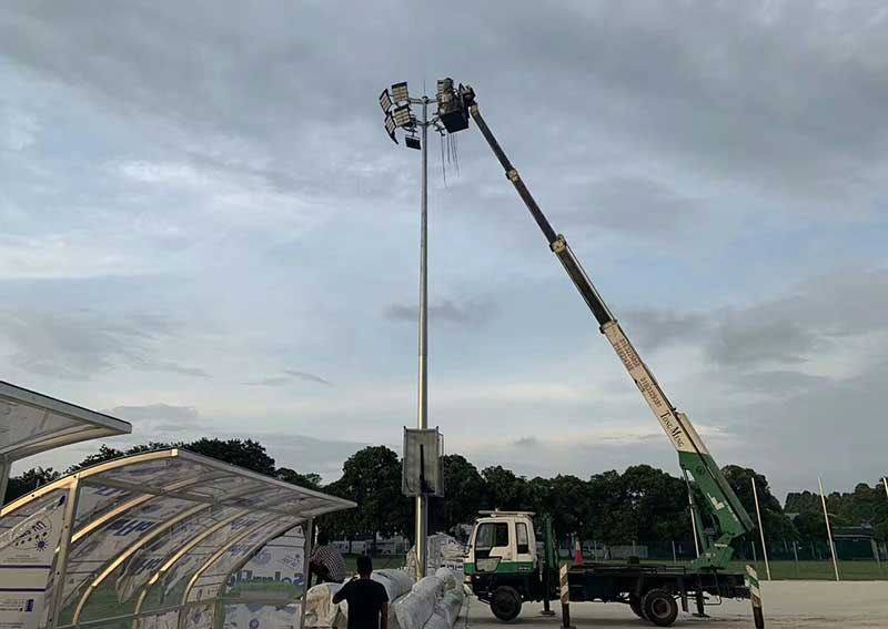 lampu sorot led tiang tinggi lampu terowongan led