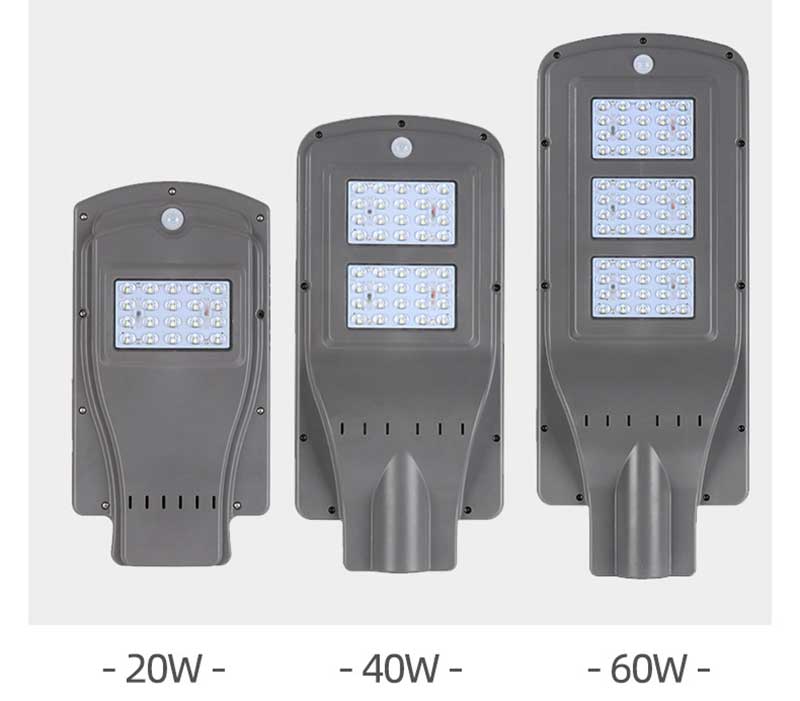 lampu jalan tenaga surya led 60w