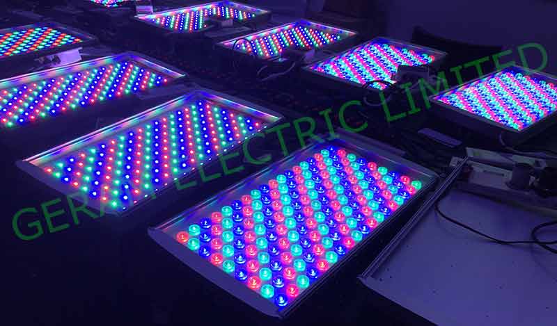 multi colored led flood light 100w 200w 300w