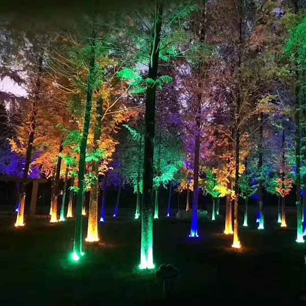 rgb led lawn lamp