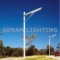 Lampione stradale a led integrato ad energia solare da 100 watt