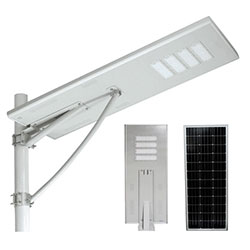 120w integrated all in one solar powered led street light