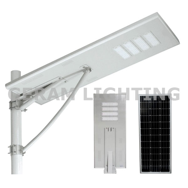 120w integrated all in one solar powered led street light