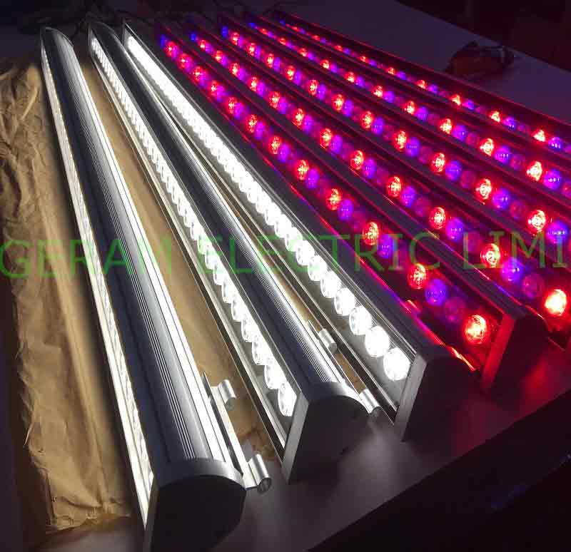 Luz LED de pared DMX de 18 vatios, 24 vatios, 36 vatios y 48 vatios