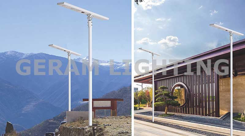 20w 40w 60w luz de rua LED solar integrada