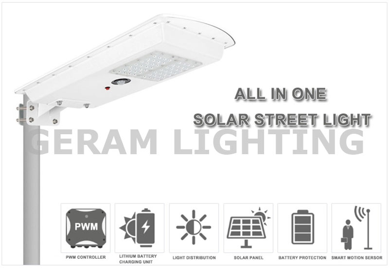 25 W 30 W alles in einer Solar-LED-Straßenlaterne