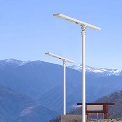 Farola LED solar todo en uno de 60 vatios