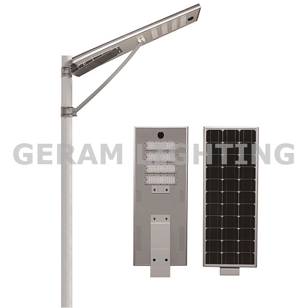 80 Watt integrierte solarbetriebene LED-Straßenlaterne