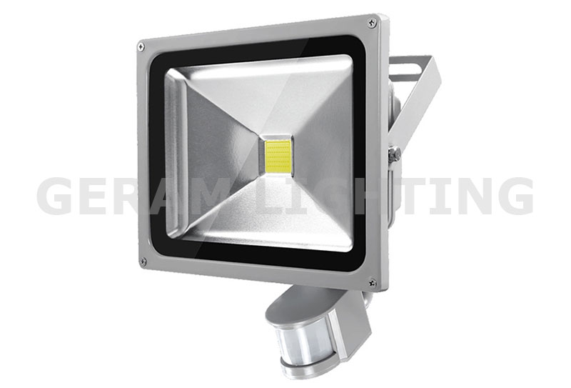 100 watt led floodlys med pir