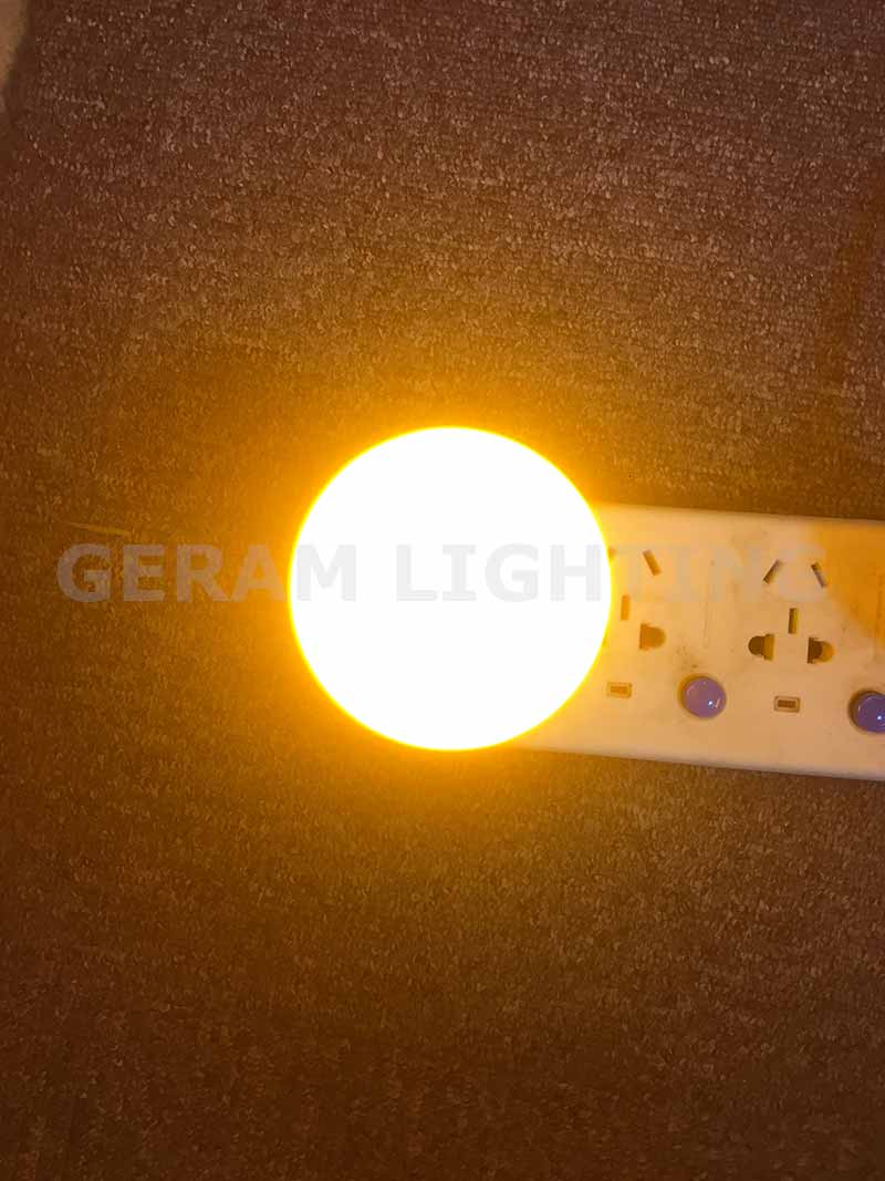 amber color led light bulb