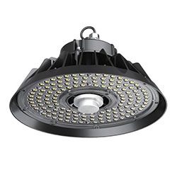 100w 150w 200w 240w ឧបករណ៍ចាប់សញ្ញាចលនា ufo led high Bay light