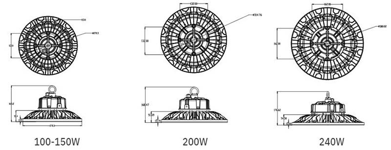 200 Watt LED-Hallenstrahler