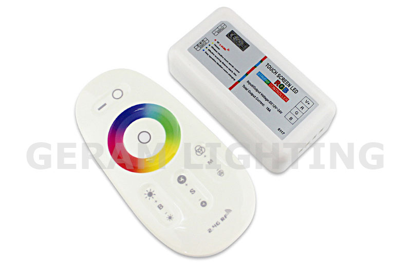 16 លាន Colors Wireless 2.4G Touch Control RGBW Controller