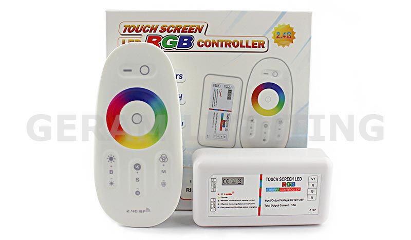 16 លាន Colors Wireless 2.4G Touch Control RGBW Controller