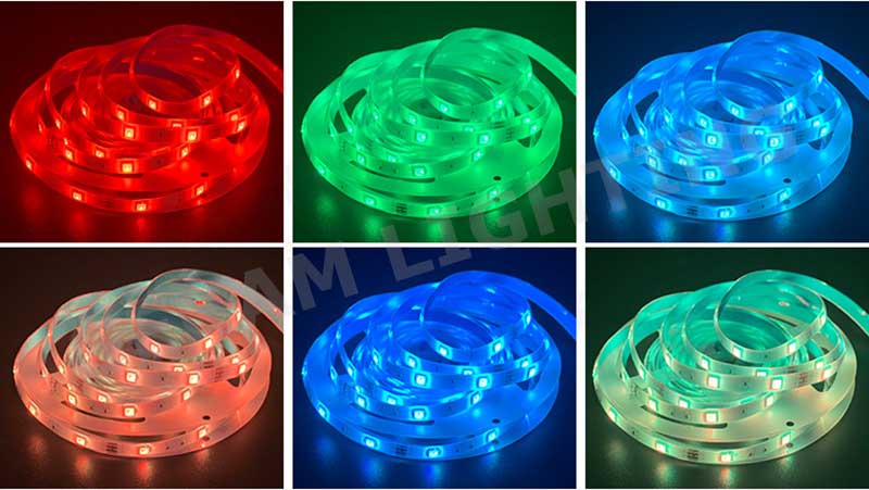 5m 10m 15m rgb led strip ljus