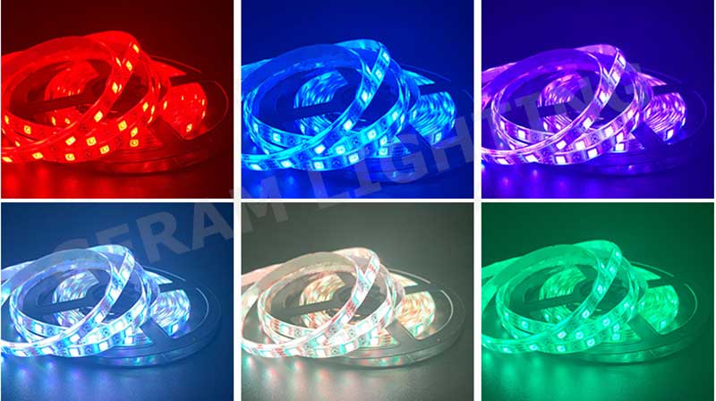 lampu strip led rgb berubah warna