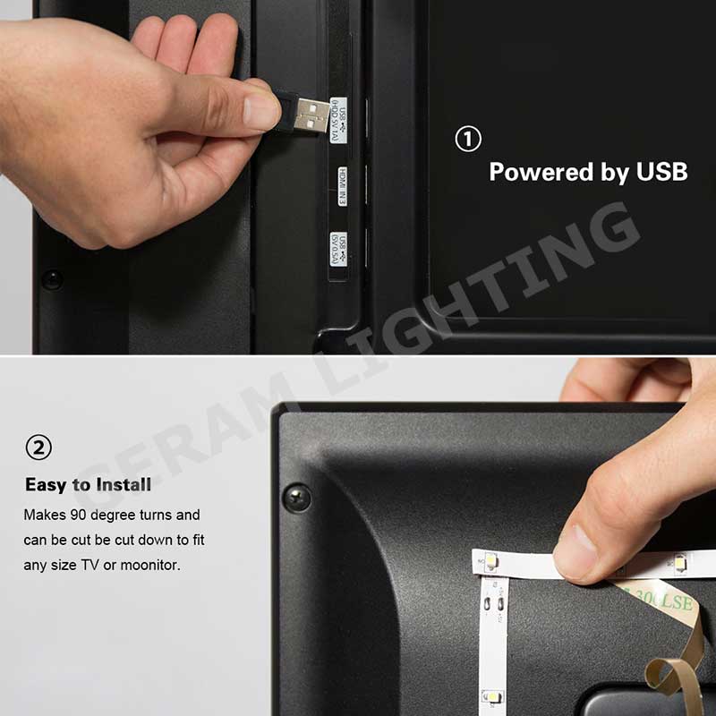 luz de tira conduzida usb ip20 5v