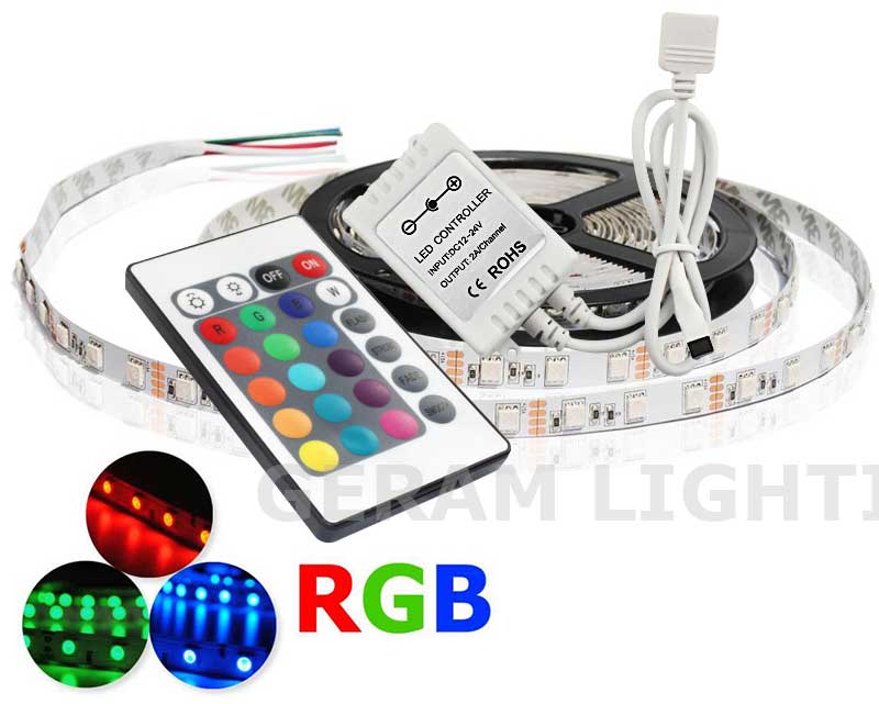LED Strip Light Wireless Infrared 24 Keys IR Remote Controller
