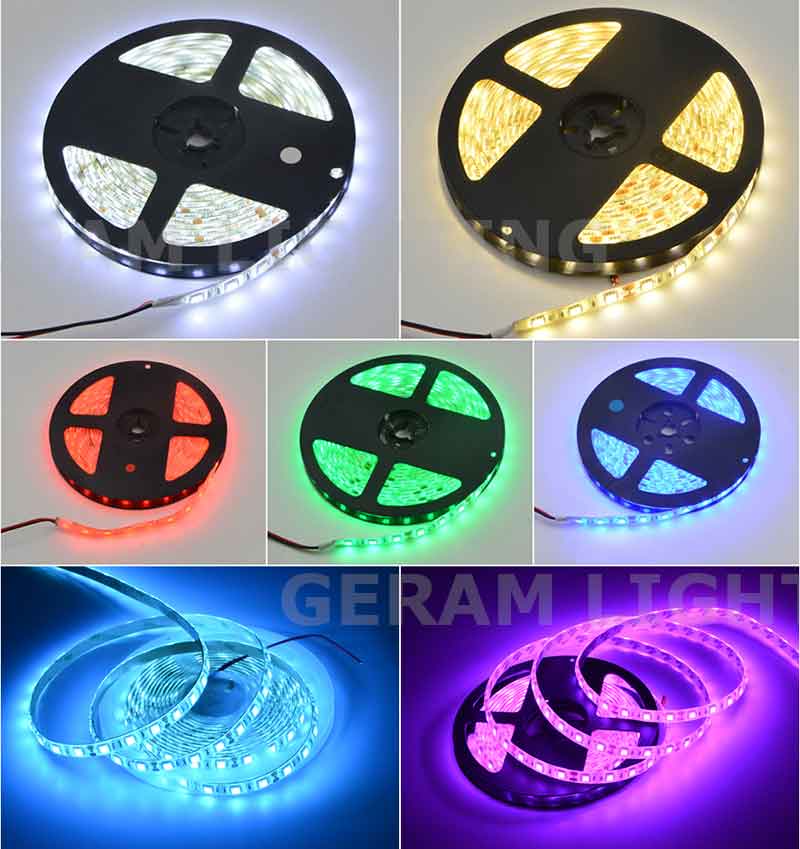 lavspænding dc 12v 24v smd 5050 led strip lys