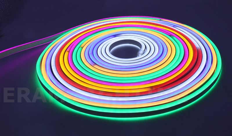 flerfärgad rgb rgbw ip65 neon led strip ljus