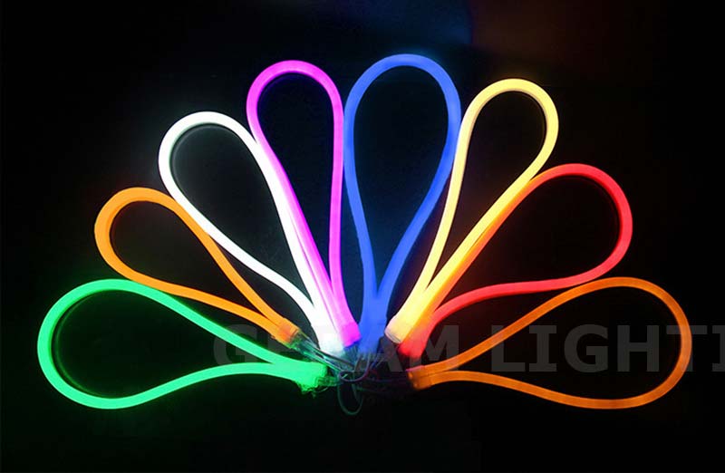 أحمر أخضر أزرق أبيض دافئ أبيض IP65 شريط إضاءة LED نيون