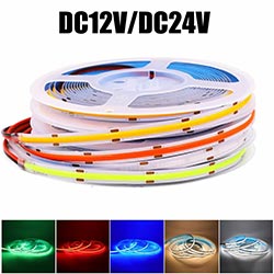 dc12v dc24v cob led 스트립 조명