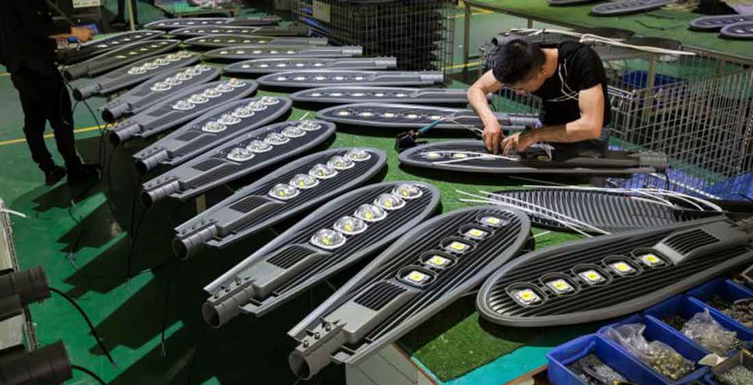 led street light production