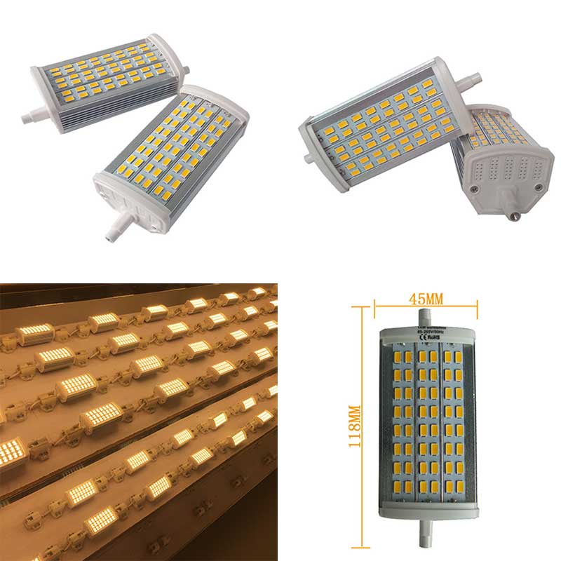 r7s led lemputė 118mm 14w