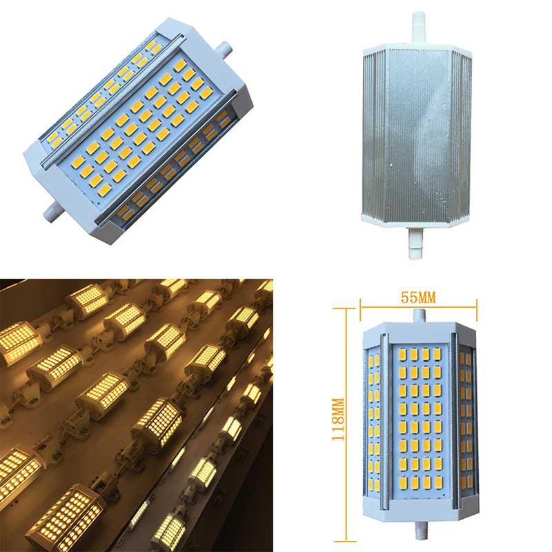 r7s led lemputė 118mm 30w