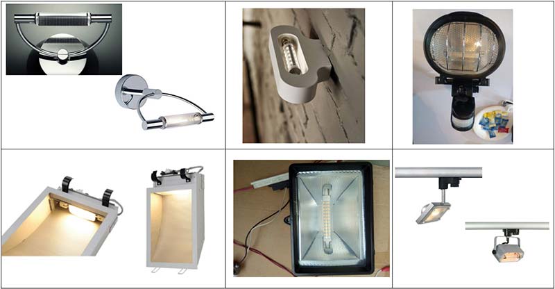r7s led bulb applications