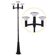 solar street light for backyard