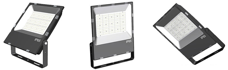 smd led flood light with lens