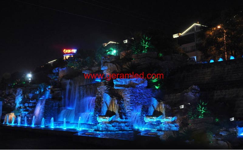 Outdoor Color Changing DMX RGB LED Water Fountain Lights