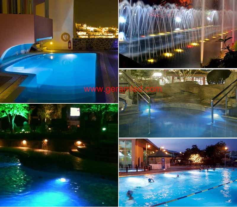 Outdoor Color Changing DMX RGB LED Water Fountain Lights