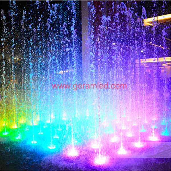 Outdoor Color Changing DMX RGB LED Water Fountain Lights