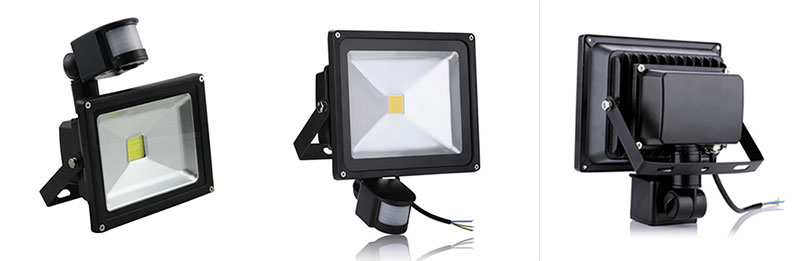 Holofote LED com sensor de movimento